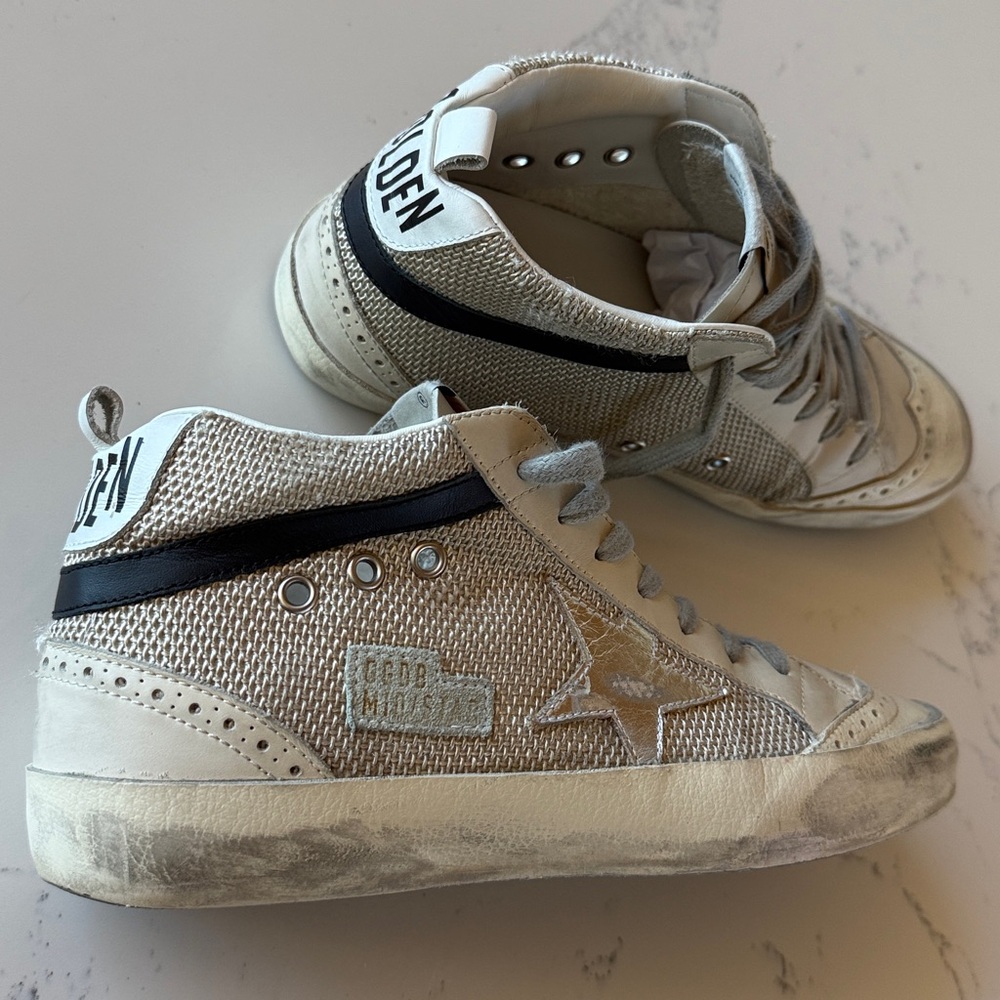 Golden Goose Mid Star Sneakers Womens Size 10/40 - Picture 7 of 17